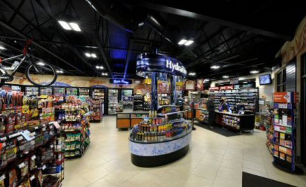 Chevron petroleum station goes green with LED lighting