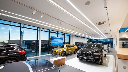 New BMW Showroom Enthralls Everyone with LED Lighting