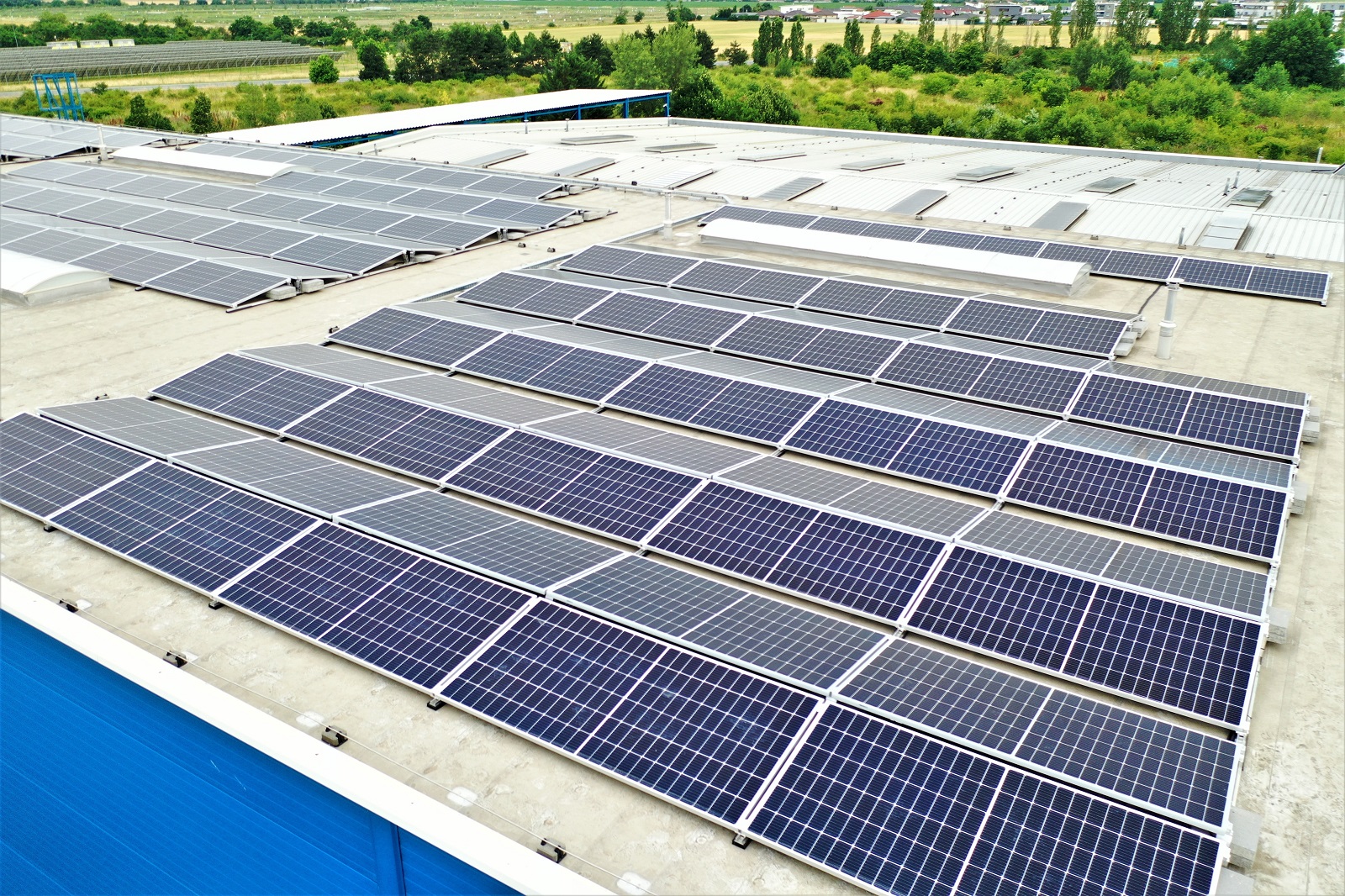 Complex implementation of 99kWp photovoltaic system