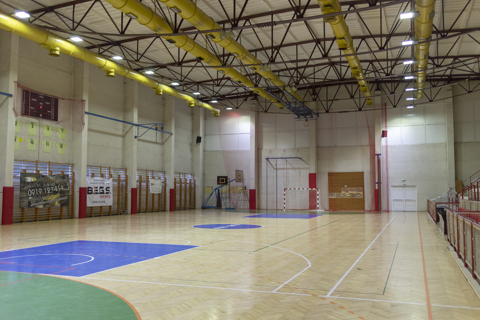 Modernization of lighting in the city sports hall