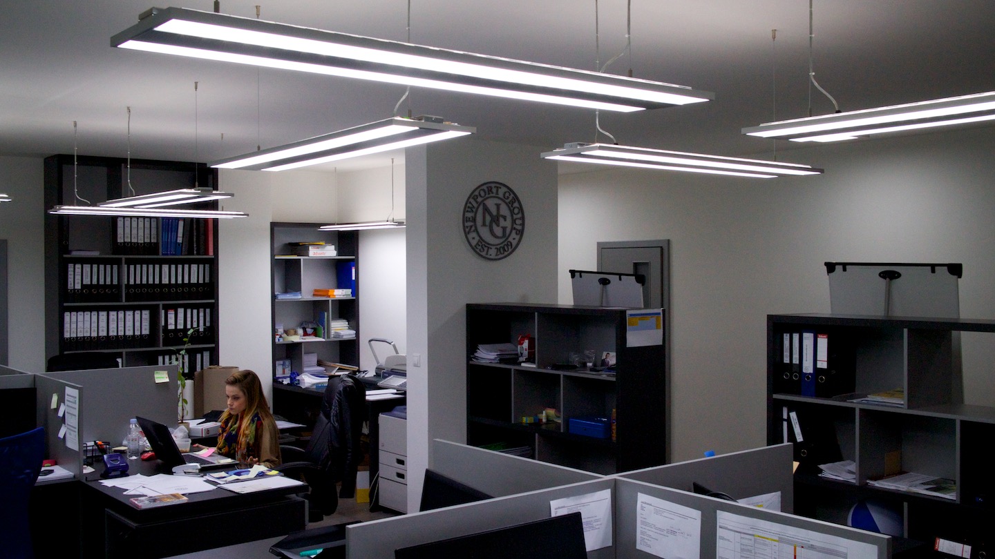 LED illumination of administrative area