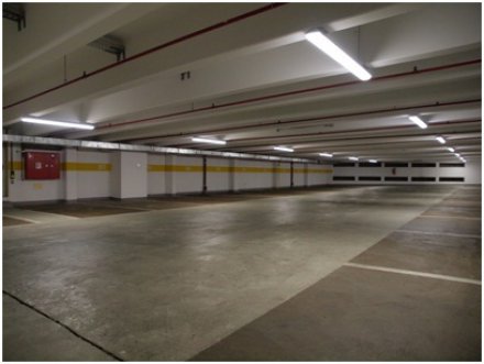 Parkovací dom v Nemecku ušetrí 70% na nákladoch na energiu pomocou Osram Duris LED