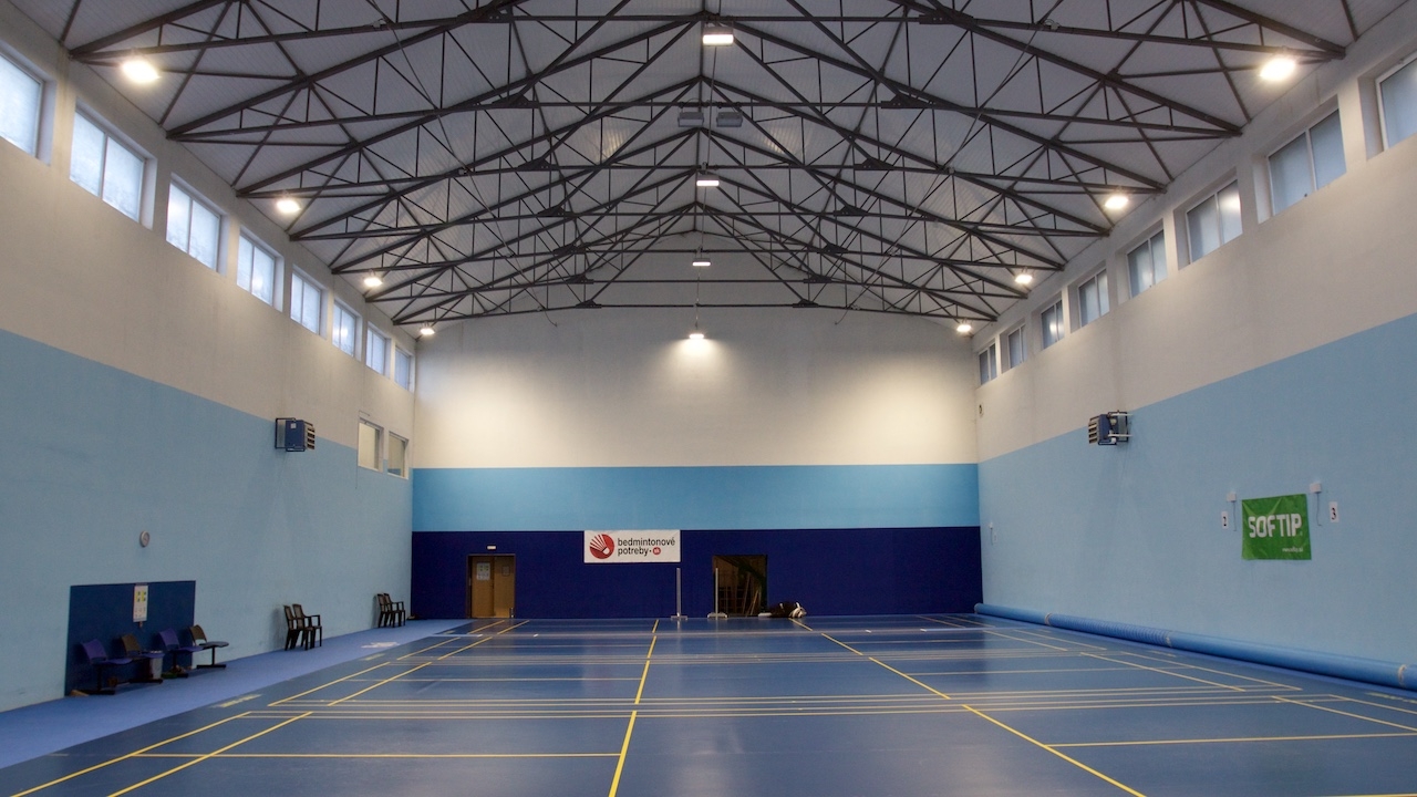 LED modernisation of the lighting system in sport hall