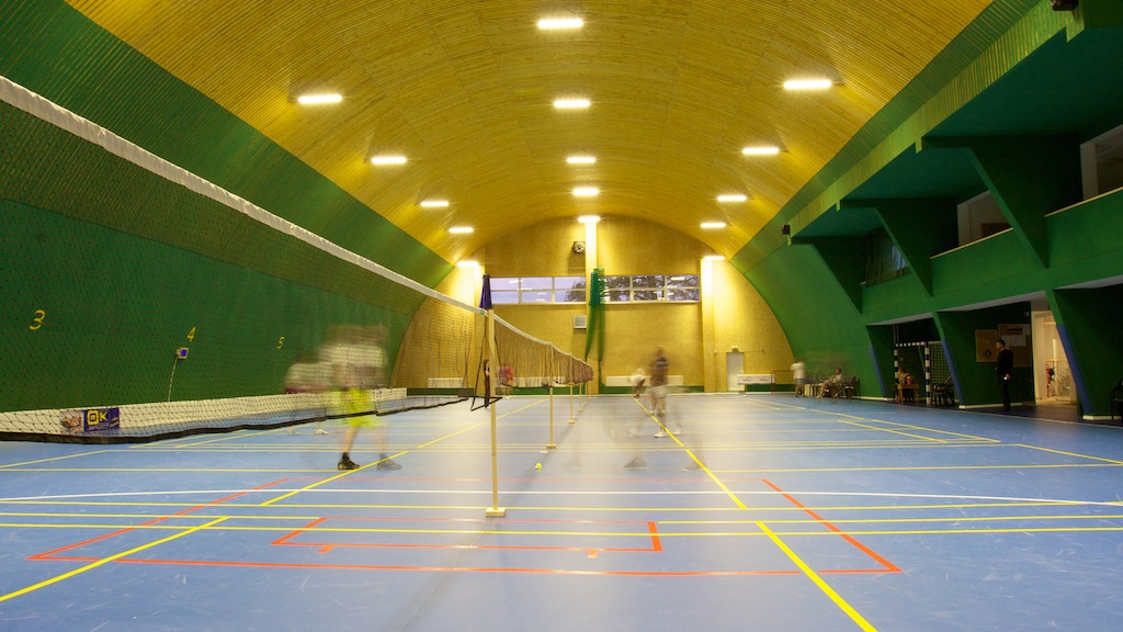 LED illuminance in the sport hall