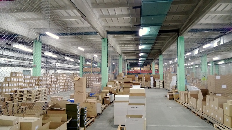 Illumination of warehouse