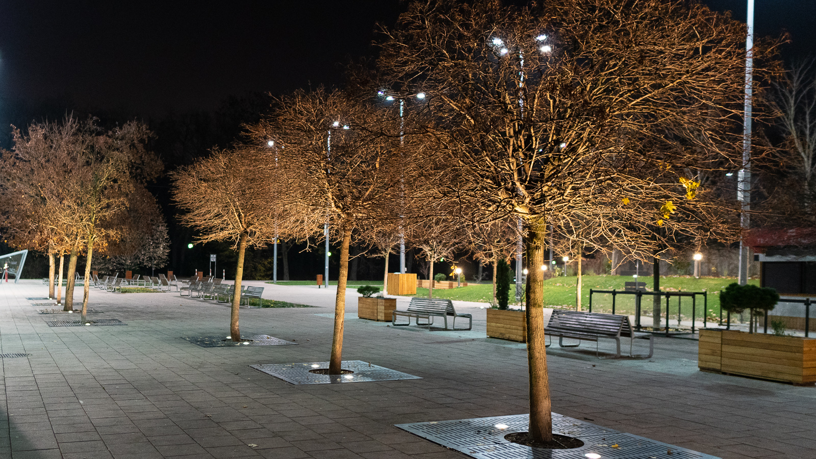 LED lighting of rest area