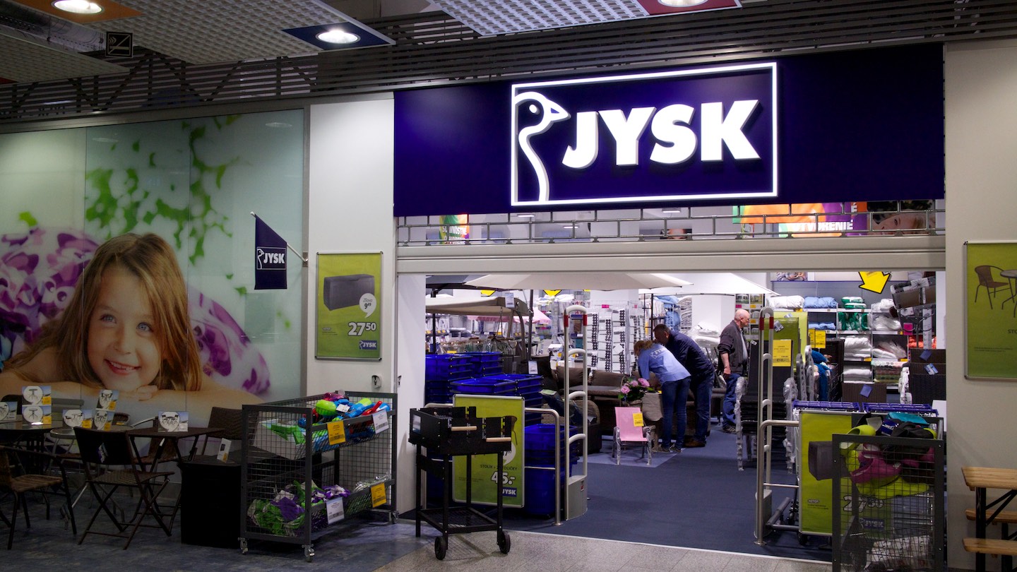 LED illuminance for store JYSK / OC MAX Žilina