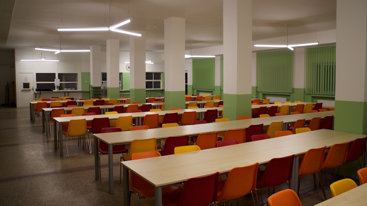 Design of new lighting system in elementary school´s canteen