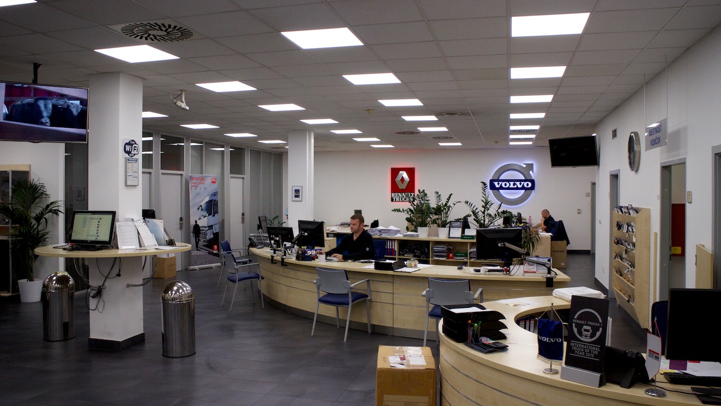 LED Modernization of administrative lighting